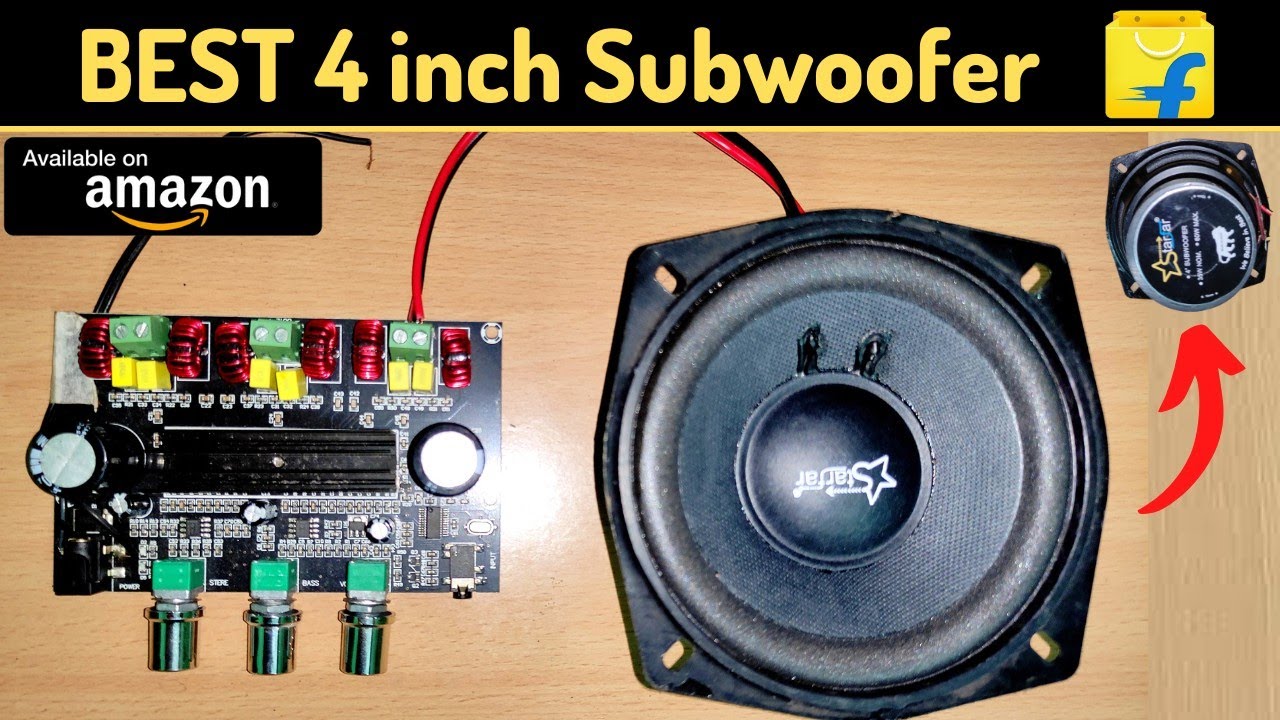StarFar 4 Inch Subwoofer Unboxing & Review ||Available Online | For Hometheatre | Only Bass !!