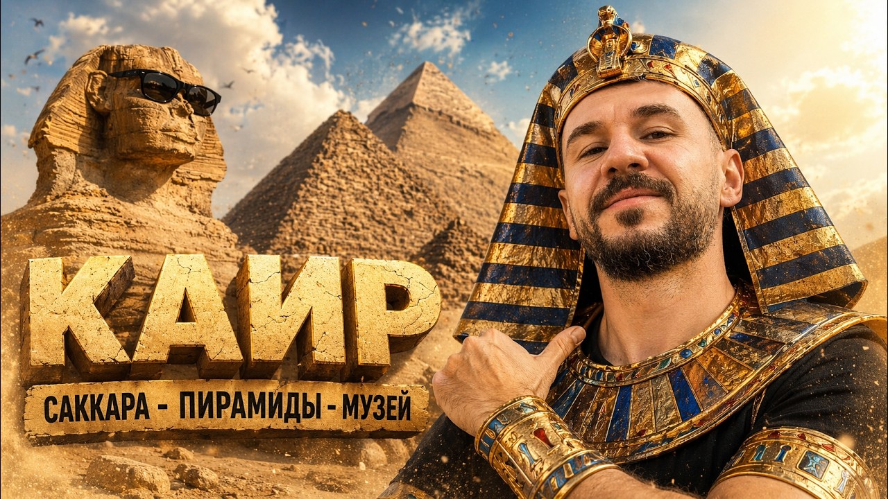 Каир - Экскурсия на пирамиды Гизы и Саккары. Египет 2026 🇪🇬