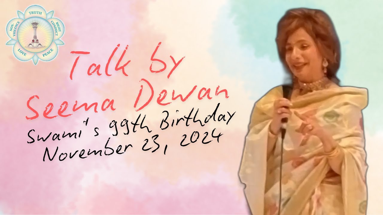 Seema Dewan - 99th Birthday Talk