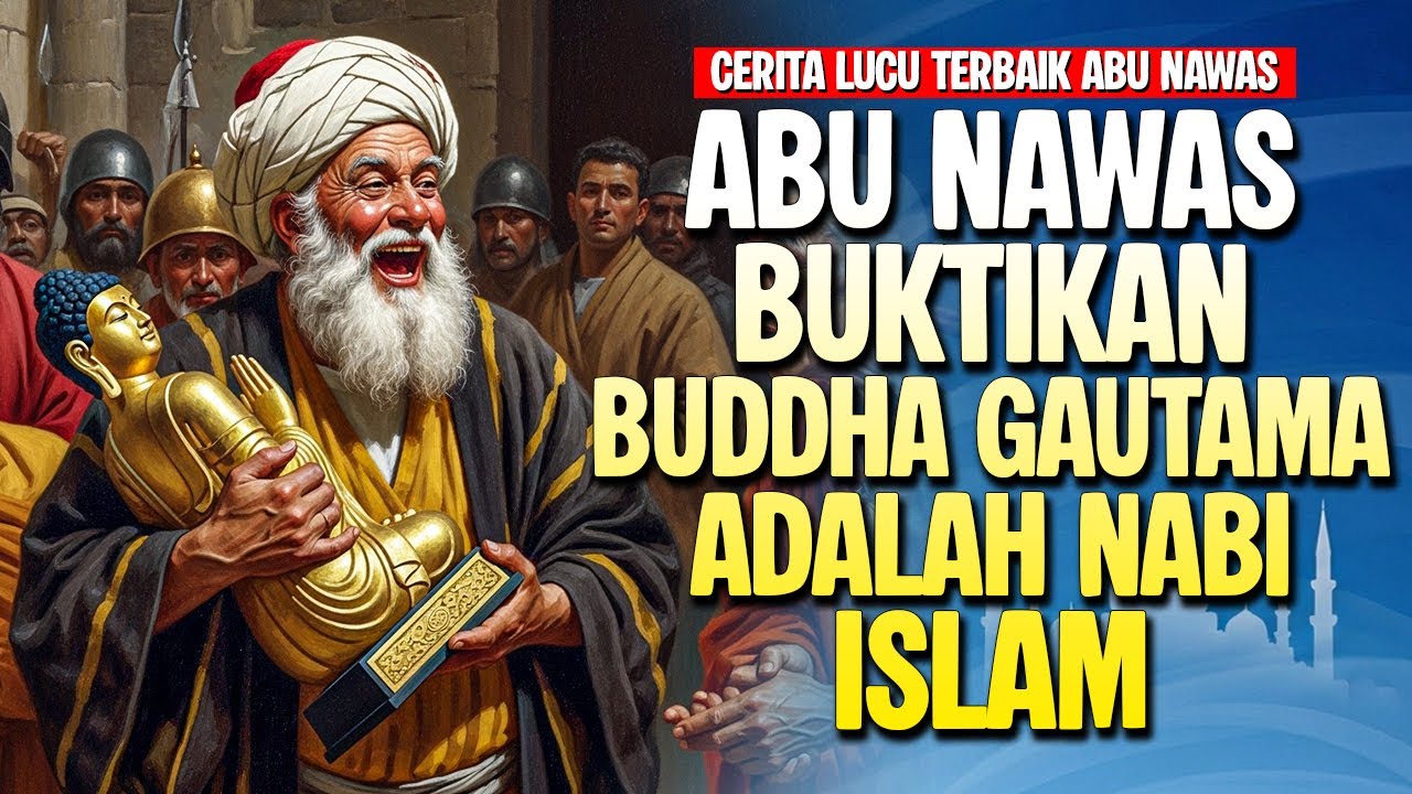 ABU NAWAS BUKTIKAN BUDDHA SIDHARTA GAUTAMA ADALAH NABI ISLAM - CERITA LUCU PENGANTAR TIDUR