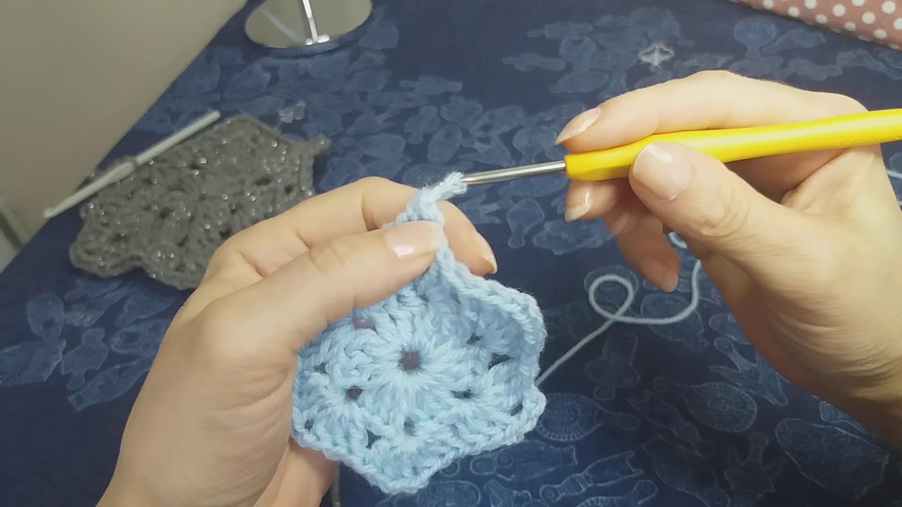 HEXÁGONO A CROCHET PASO A PASO