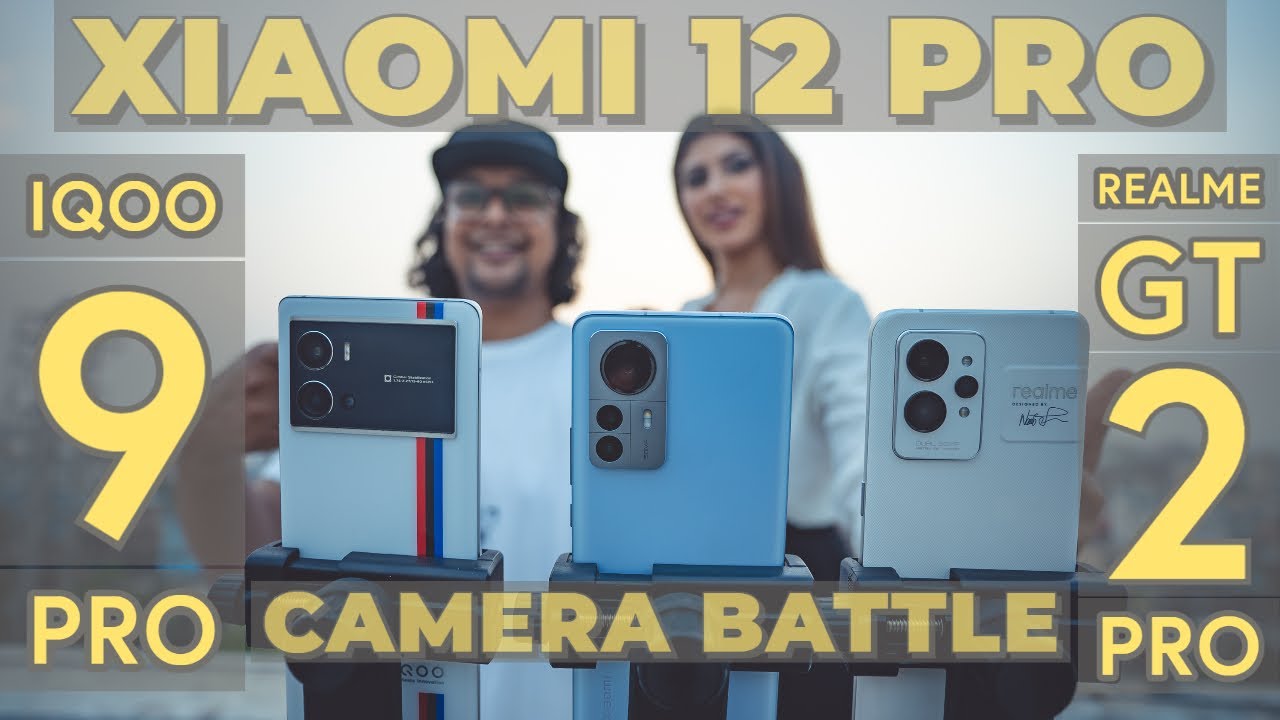 Xiaomi 12 Pro vs iQOO 9 Pro vs Realme GT 2 Pro detailed camera Comparison | Pro Battle ?