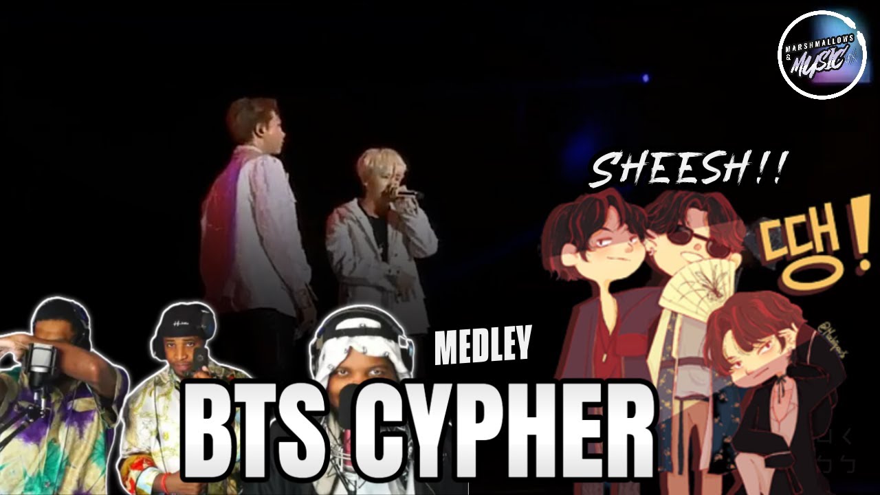 BTS (방탄소년단) Cypher Medley (ft. Supreme Boi) на концерте в Сеуле 2017 (РЕАКЦИЯ) | Блин!!