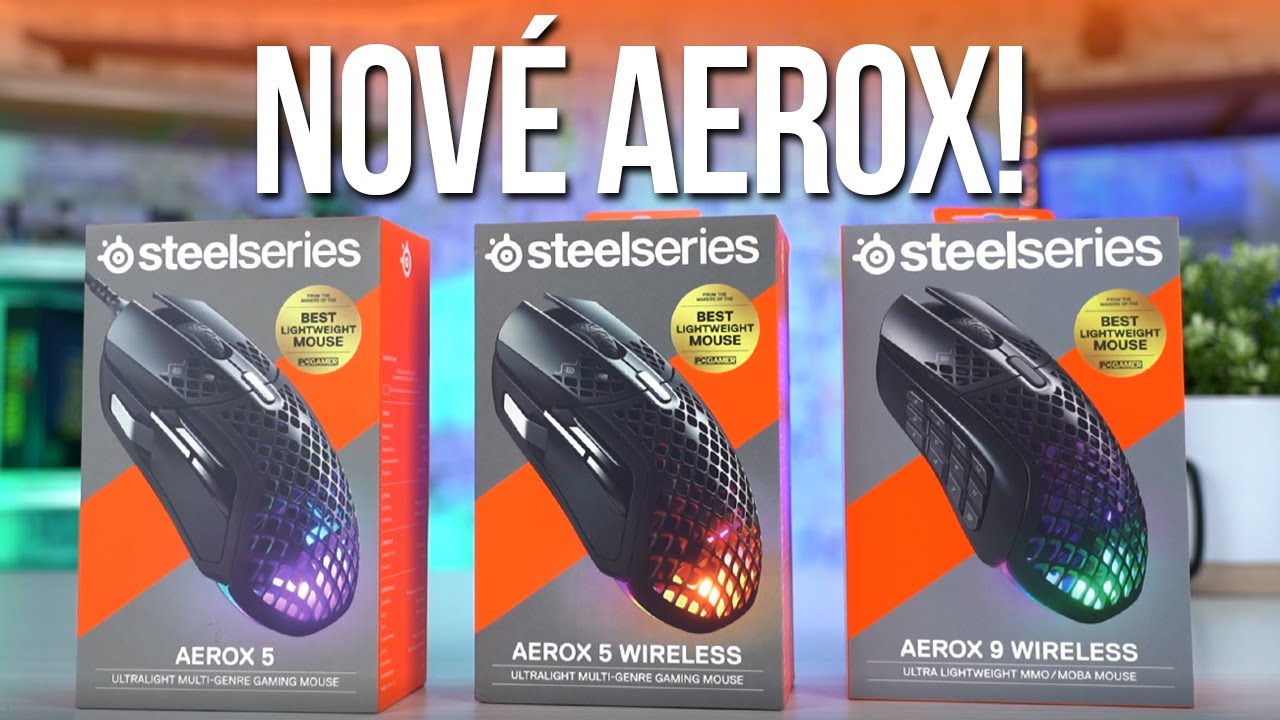 Nové myši SteelSeries Aerox: Kterou si vyberete? (SROVNÁVACÍ RECENZE # 1561)