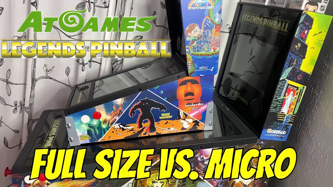 AtGames Legends Pinball: Full Size vs. Micro - Review, Comparison & Discussion