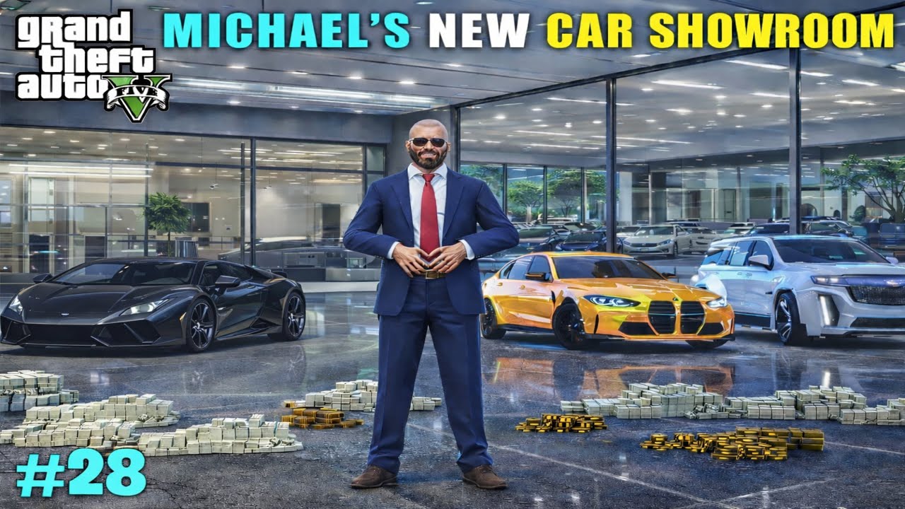 MICHAEL'S NEW CAR SHOWROOM //(2026)// IN GTA 5