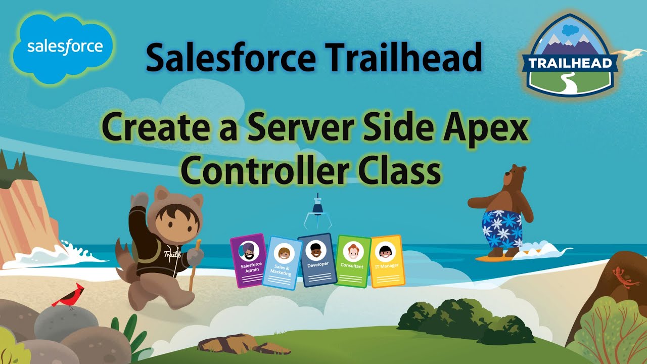 Salesforce Trailhead - Create a Server Side Apex Controller Class #salesforce   #trailhead