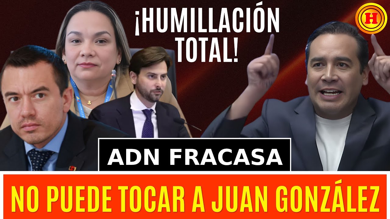 ¡DERROTA TOTAL! ADN fracasa en su intento de quitar la inmunidad a Juan Andrés González.