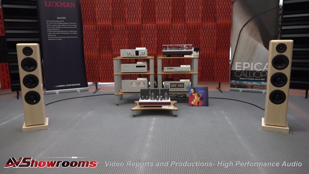 Luxman electronics since 1925! Xavian speakers, wonderful sound, High End Munich 2017