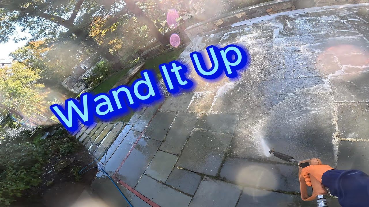 Roof Cleaning NO Gutters Plus BIG Patio Wand Time!