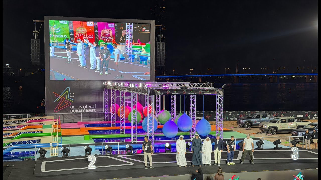 Live z dekoracji Dubai Games 2026 - Team Czarny Dunajec
