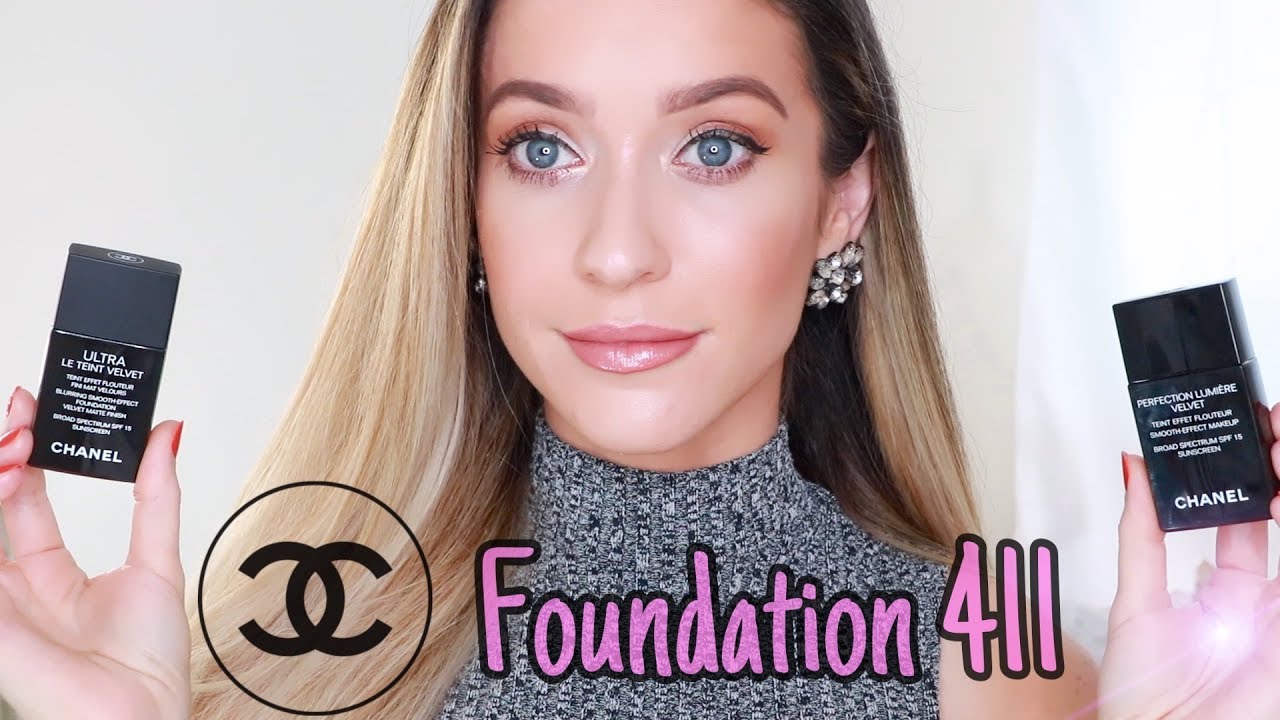 CHANEL ULTRA LE TEINT VELVET VS PERFECTION LUMIERE VELVET FOUNDATION REVIEW