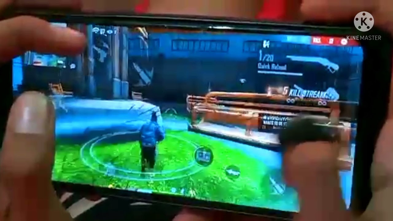 FREE FIRE HANDCAM || BROKEN SCREEN|| GARENA FREE FIRE || REALME C3.
