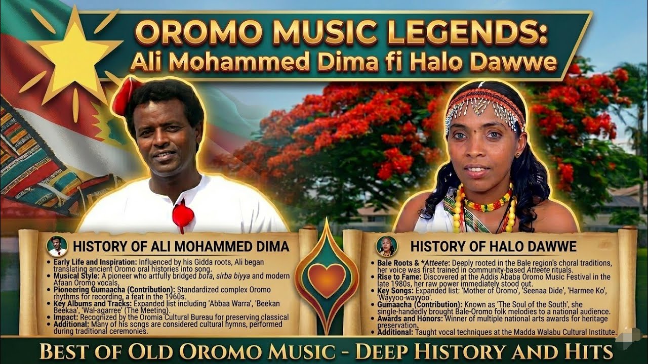 Artist Haloo Dawwe vs Ali Mohammed Diimaa Best Old Oromo Music