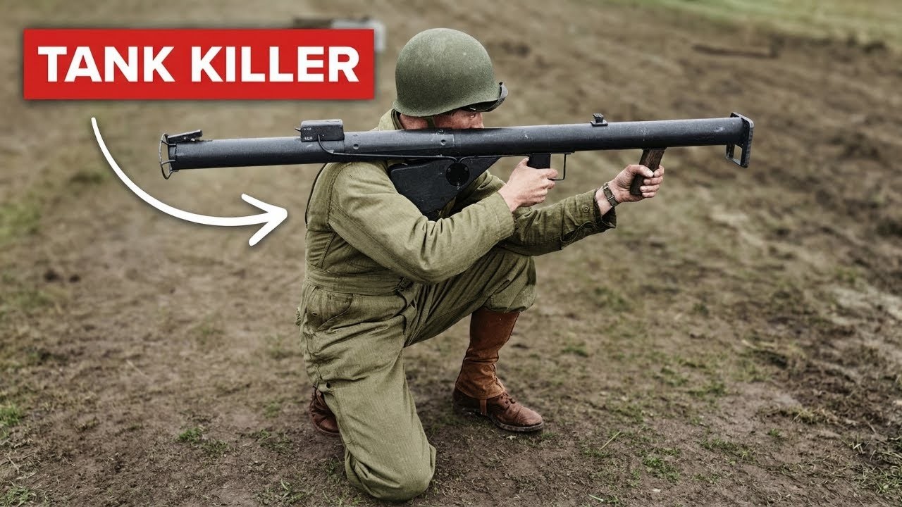 How the American Bazooka Made German Tanks Vulnerable in World War II