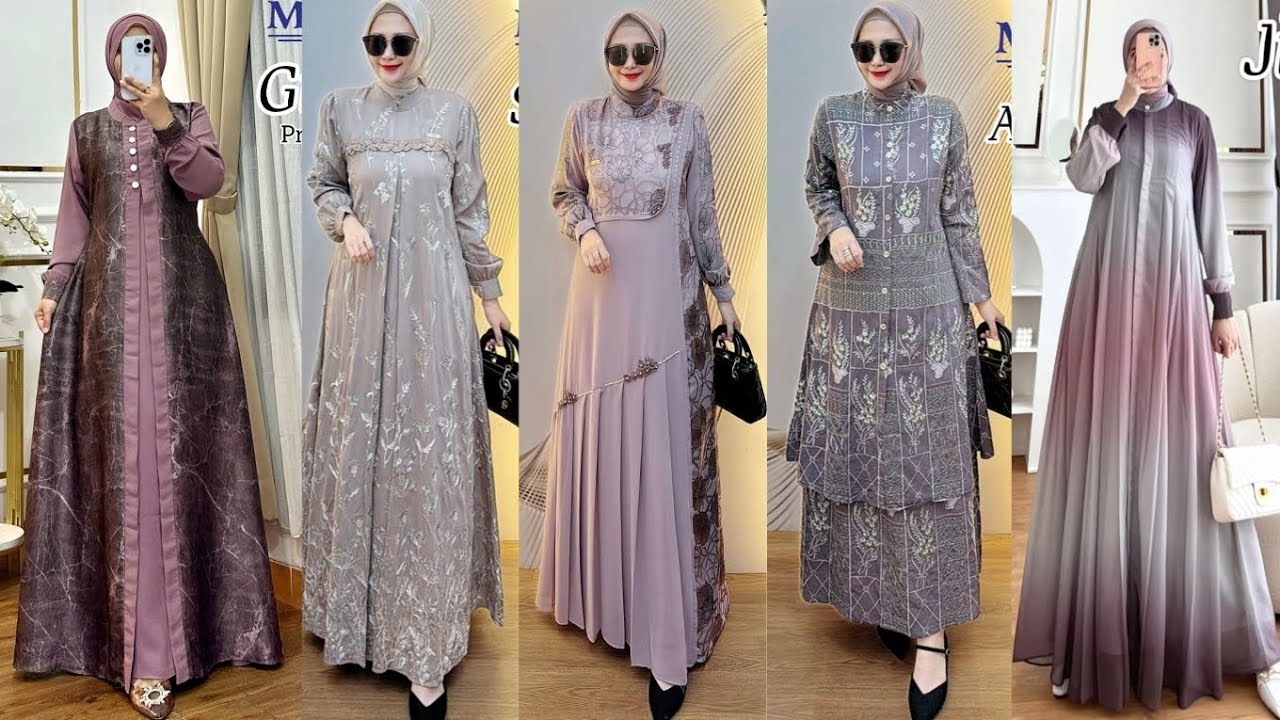 50 Model Gamis Terbaru 2024 2025 Simple Elegan