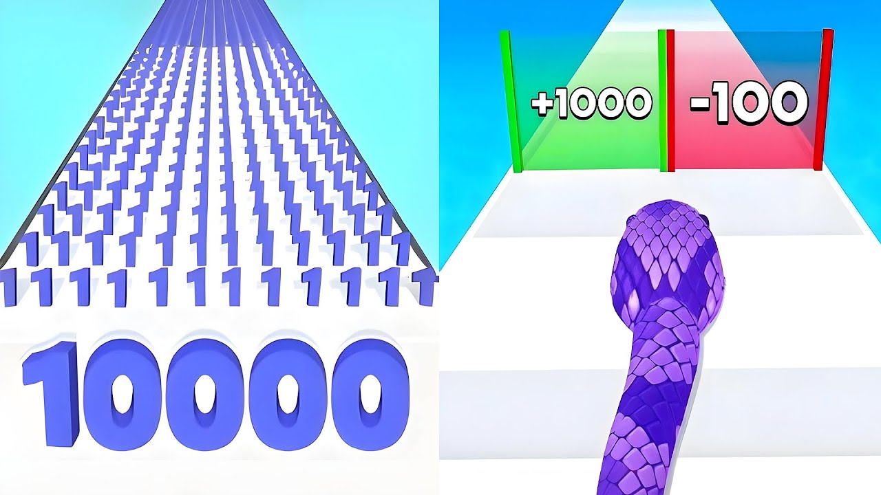 Snake Run Race vs Number Master 🔥 EPIC 2025 Gameplay – All Levels UNLOCKED!