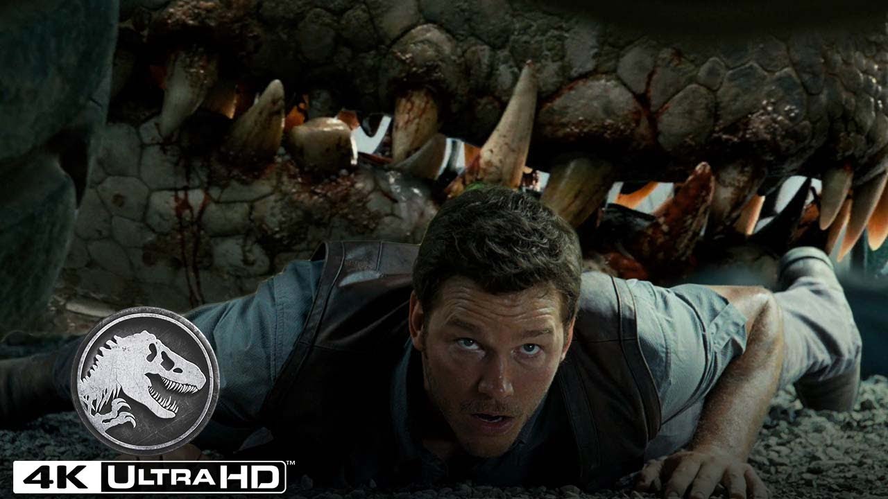 El Indominus Rex se escapa del paddock en 4K HDR | Jurassic World