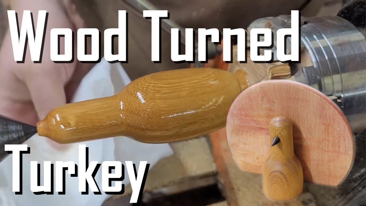 You won't believe what this woodturner created for Thanksgiving! #woodturning #turkey