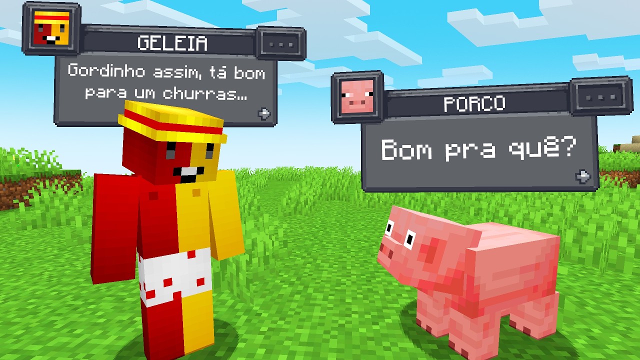 Esse Mod faz os MOBS PENSAREM IGUAL HUMANO no Minecraft (Chat GPT)