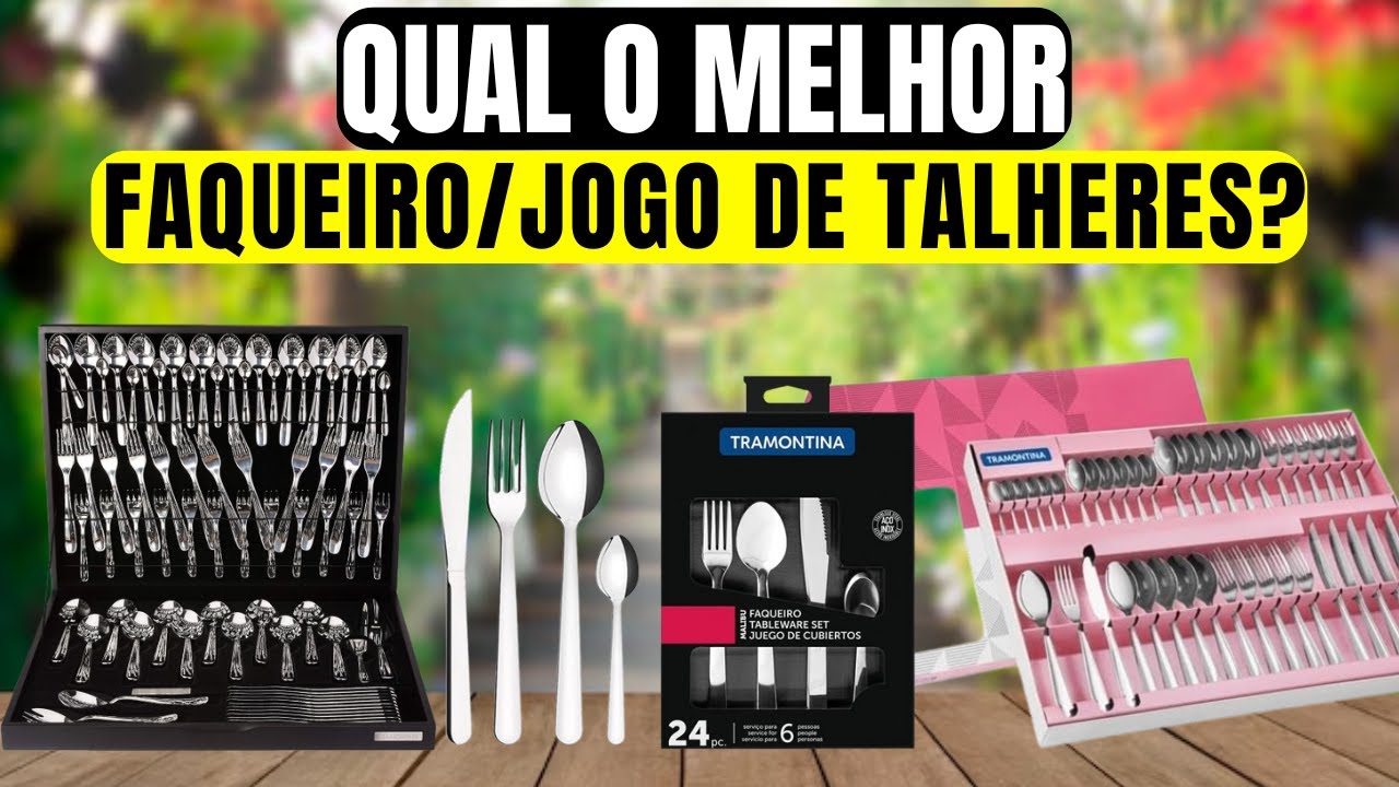 Os 5 Melhores Faqueiros de 2026 (Jogos de Talheres Completos e Duráveis)