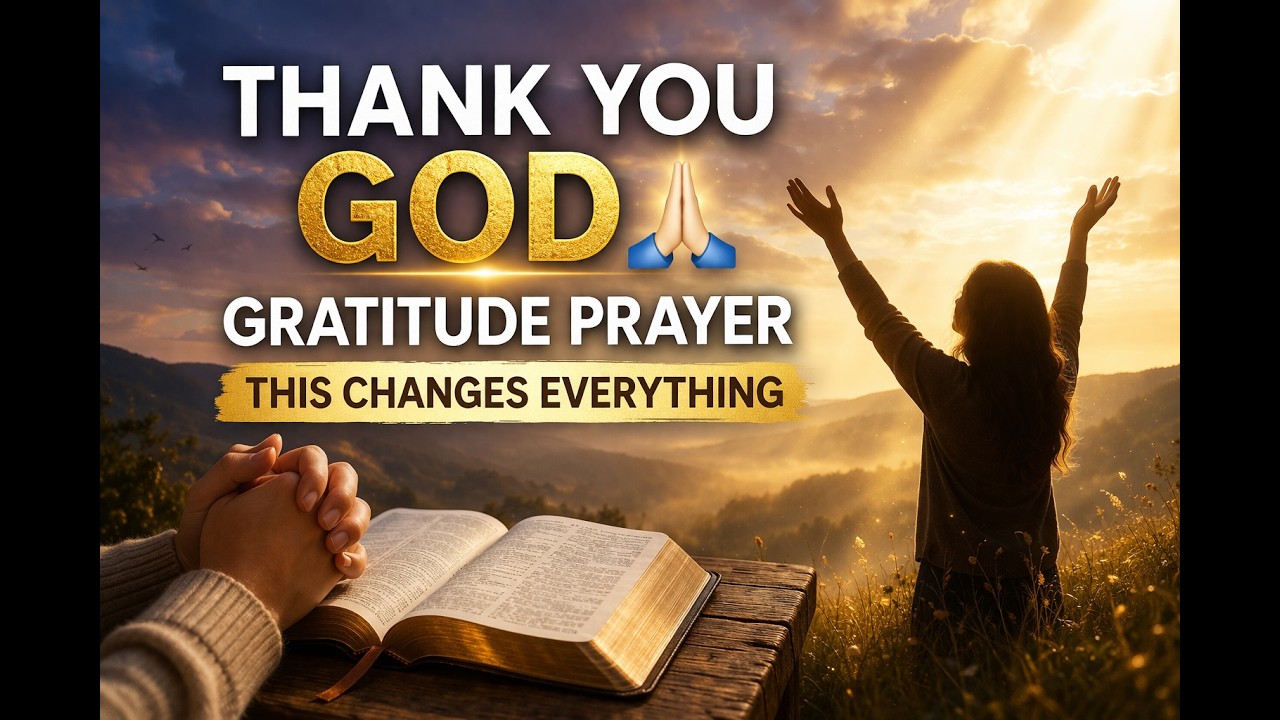 Say This Gratitude Prayer Today 🙏 Watch God Move in Your Life