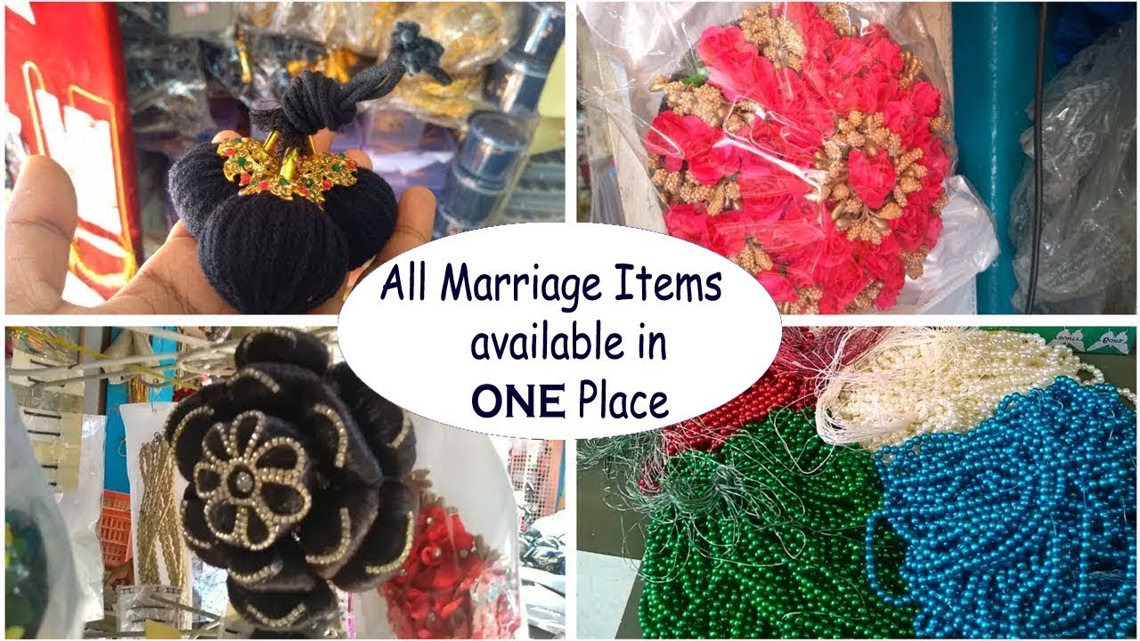Marriage Items In Begum Bazar Wholesale Market in Hyderabad || Reasonable Price With Address