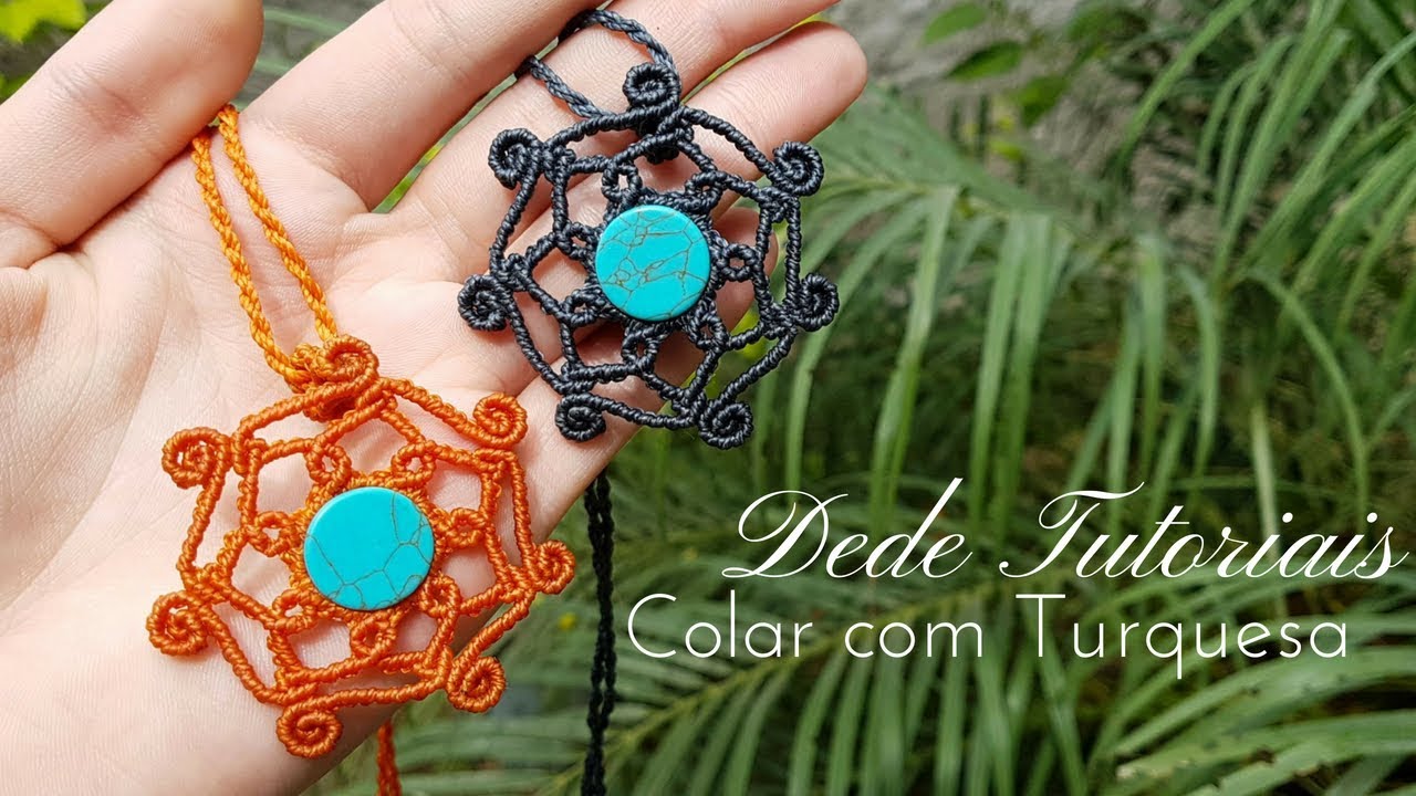 Dede Tutoriais | Como fazer colar personalizado #110