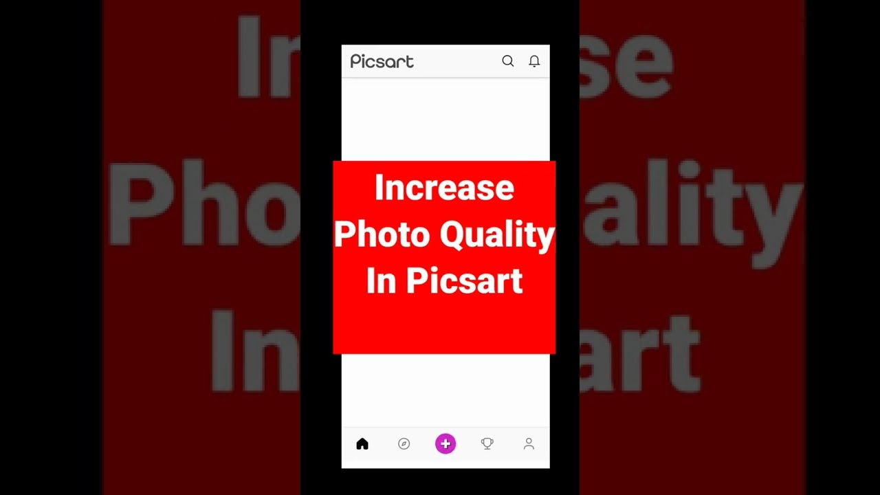 How To Increase Image Clarity In Picsart #shorts