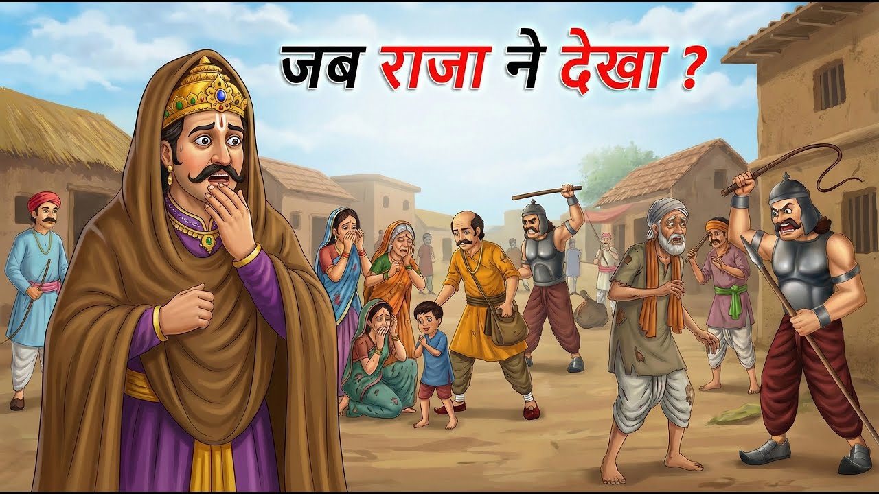 प्रजा पर अत्याचार | जब राजा ने अपनी आंखों से सच्चाई देखी | KING'S KINGDOM | HINDI CARTOON STORY