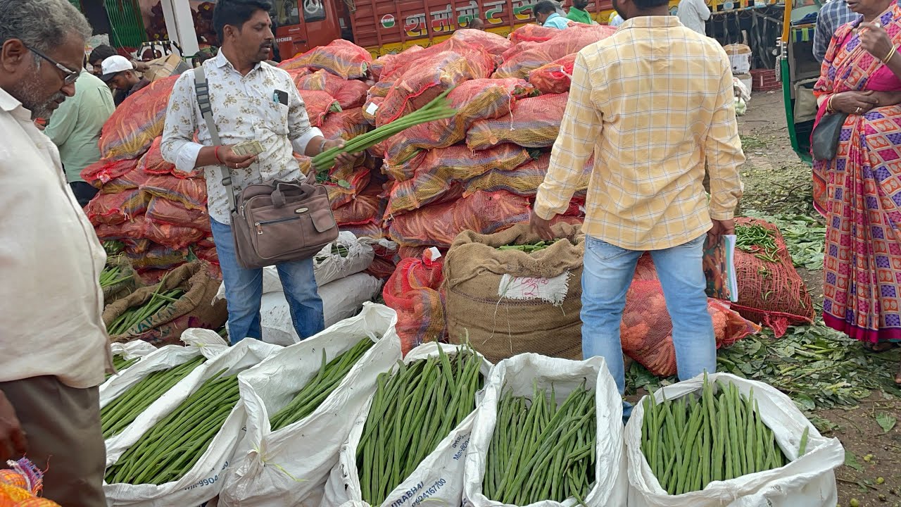 Mulakaya | drumsticks | Bowenpally vegetable market | Hyderabad market #drumsticks #viral #video ##