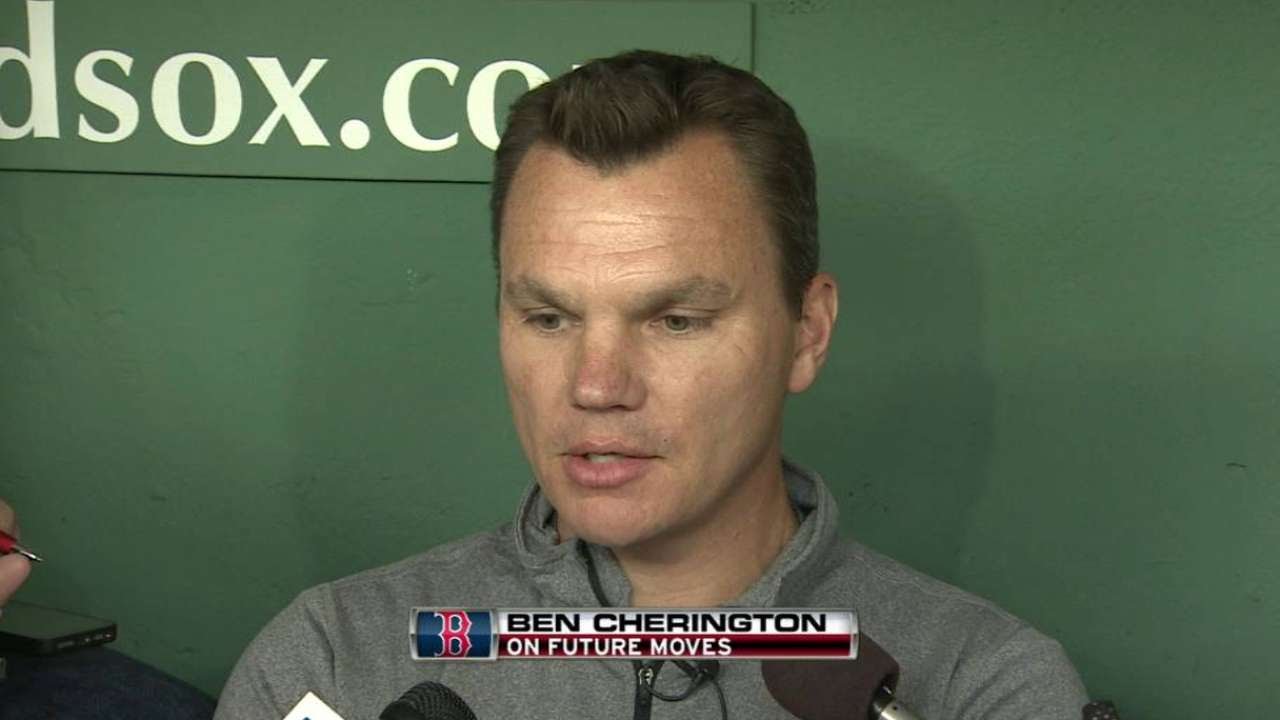 OAK@BOS: Cherington discusses his team's performance