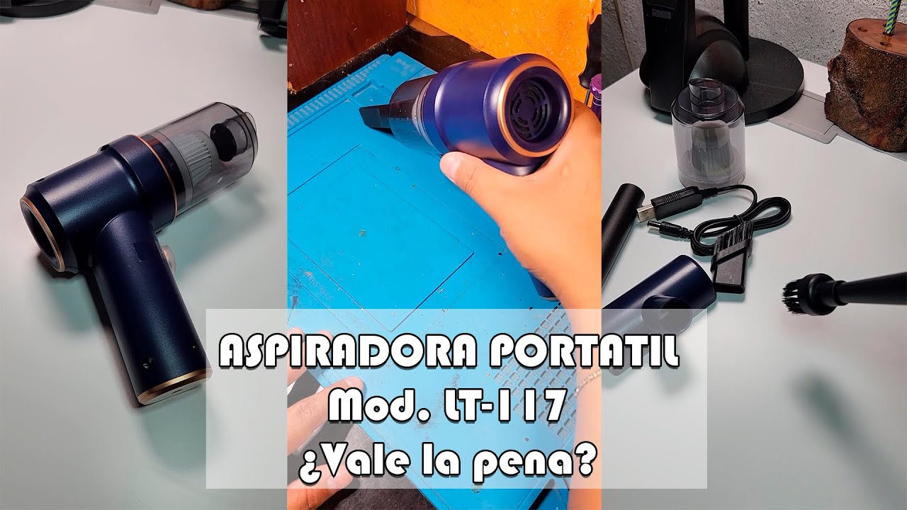 Compré Aspiradora Portátil 2 en 1 Recargable ¿Vale la pena? Modelo LT-117 Video Completo