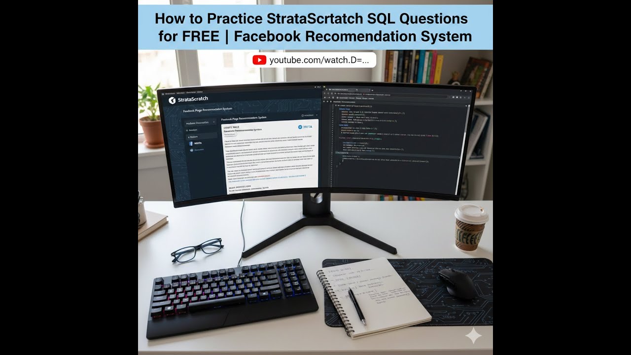How to Practice StrataScratch SQL Questions for FREE | Facebook Recommendation System