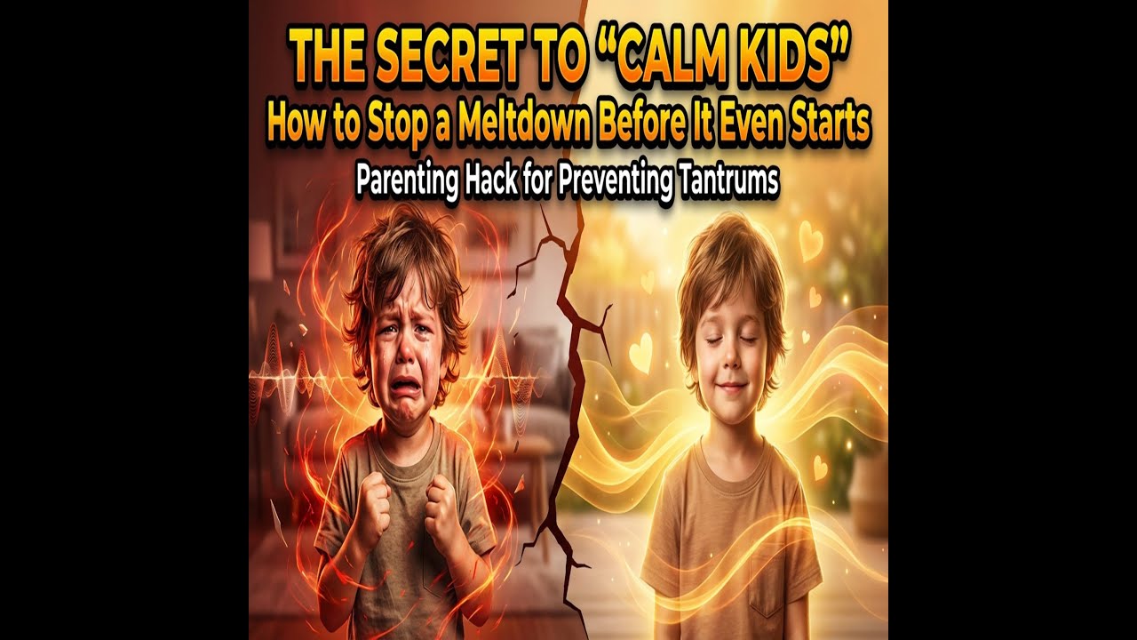 The Secret to  Calm Kids:  How to Stop a Meltdown Before It Even Starts