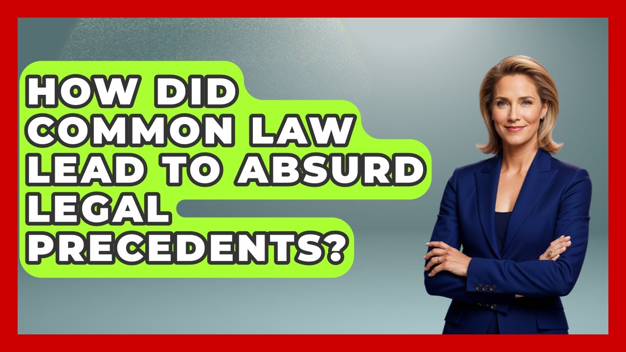 How Did Common Law Lead To Absurd Legal Precedents? - You Cant Make This Law Up