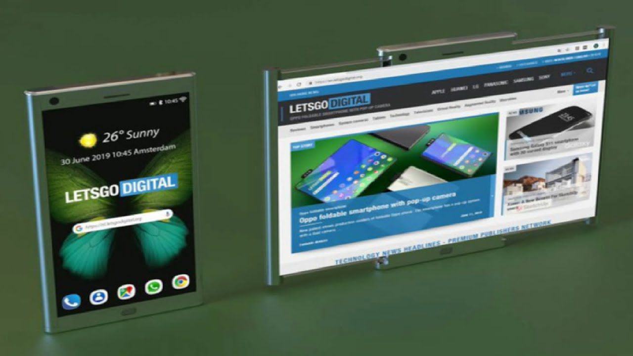 Samsung '' Patenta Un Nuevo Tel&eacute;fono Flexible Con Mecanismo Enrollable / Android Beta Tv