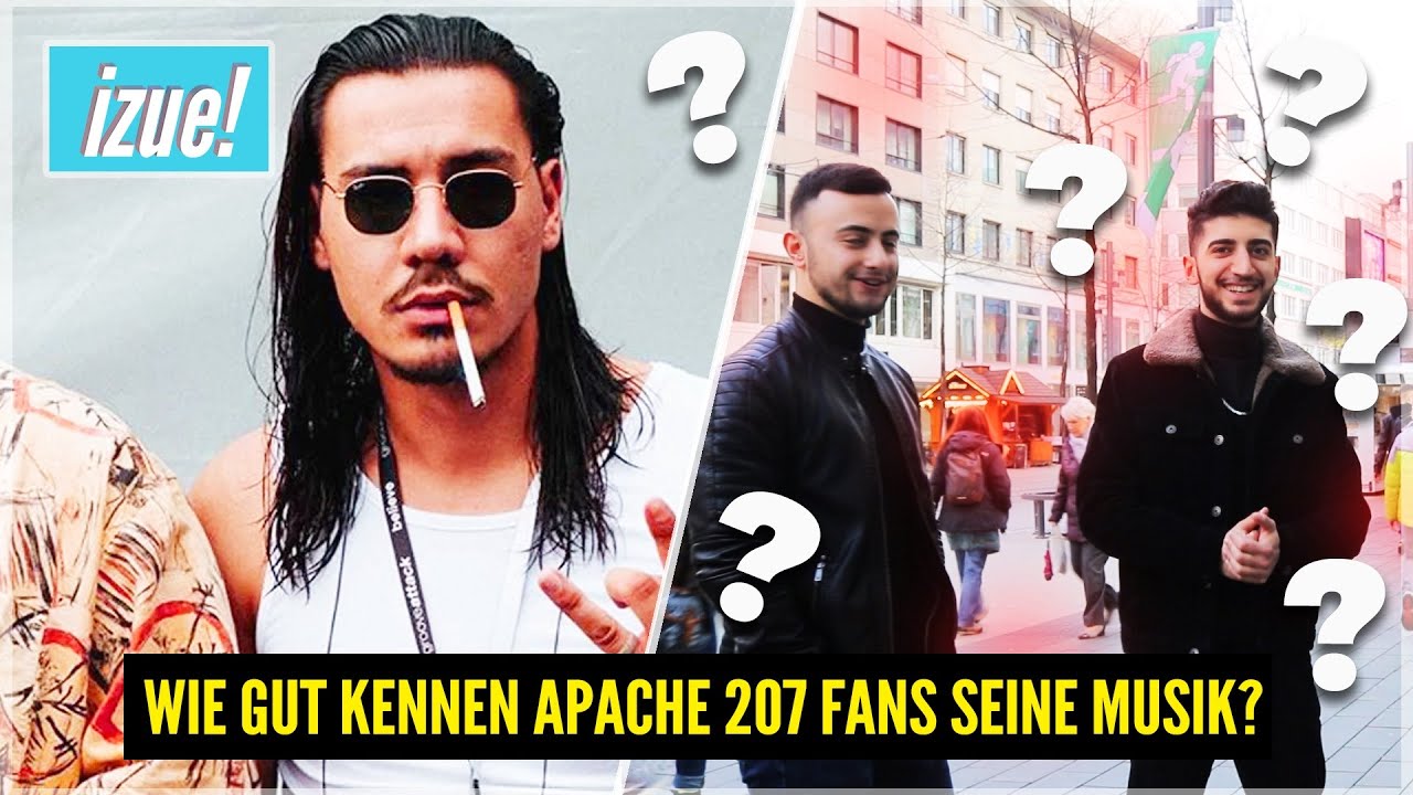 WIE GUT KENNEN APACHE 207 FANS SEINE MUSIK? - Straßenumfrage
