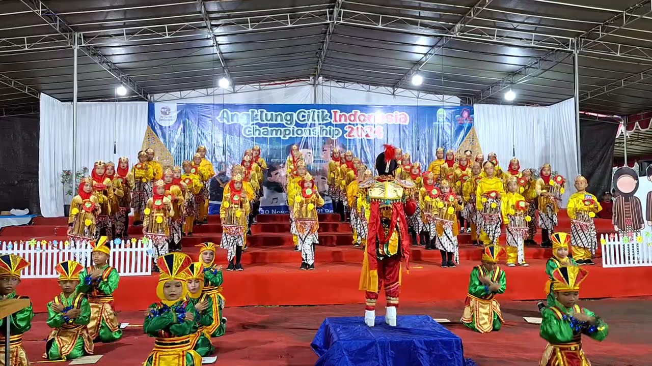 ANGKLUNG SD NEGERI SIDOMULYO. angklung cilik Indonesia 2024 A.C.I 2024