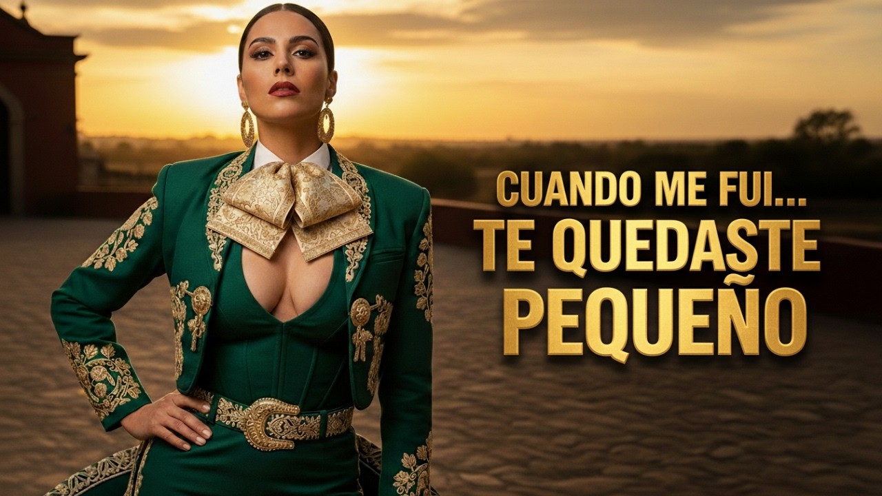 CUANDO ME FUI… TE QUEDASTE PEQUEÑO | Ranchera Femenina de Orgullo y Poder | Rosa Ranchera