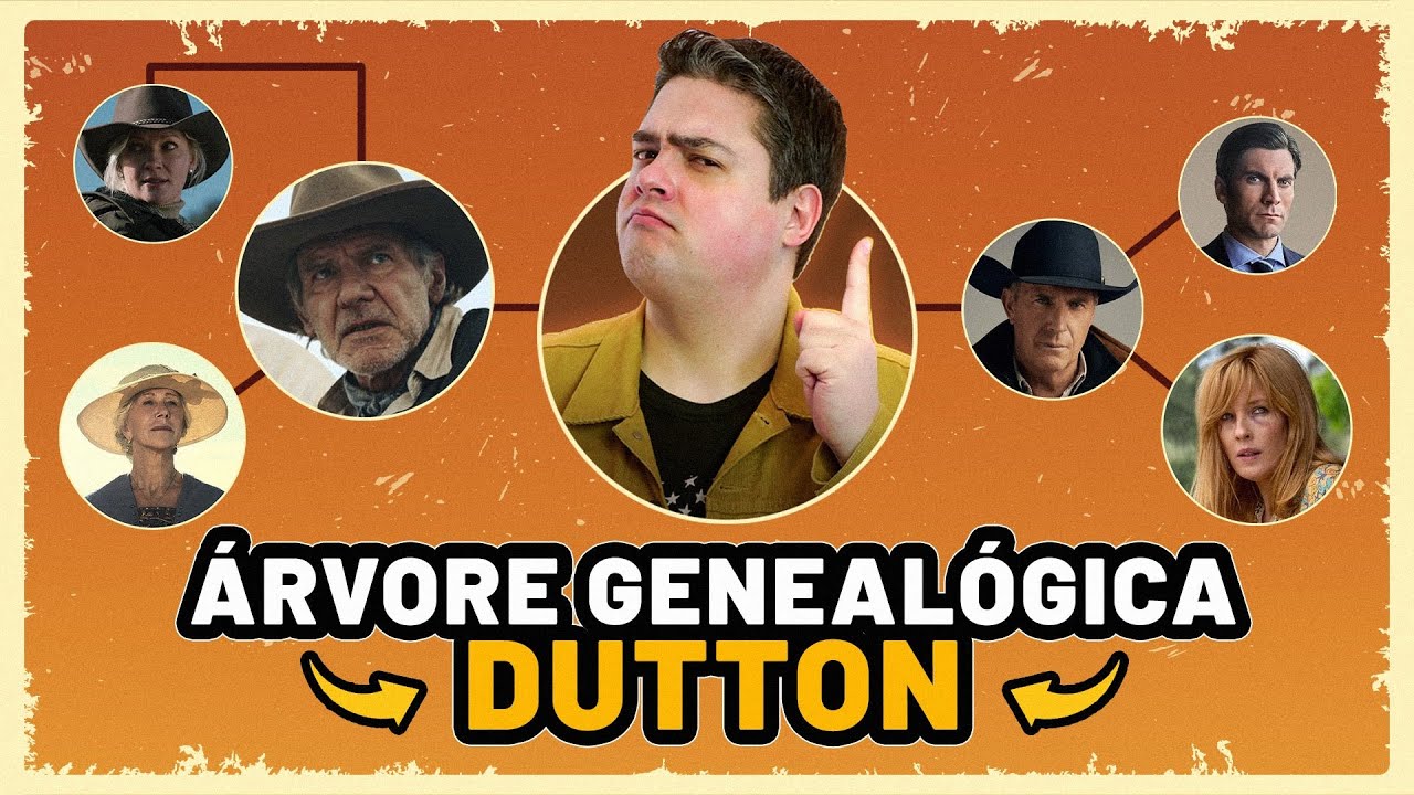 &Aacute;RVORE GENEAL&Oacute;GICA DA FAM&Iacute;LIA DUTTON: 'YELLOWSTONE' '1923' e '1883'