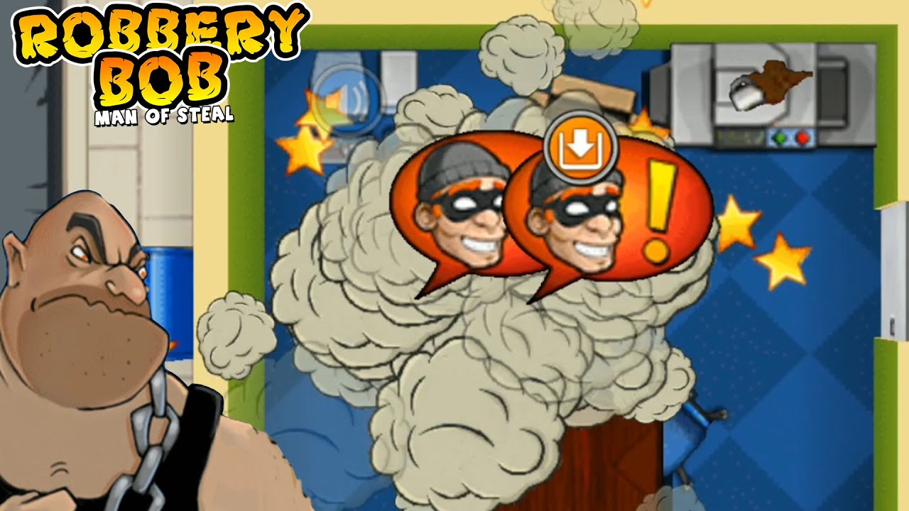 Robbery Bob 1 - Orange Biff Using Teleport mine #19
