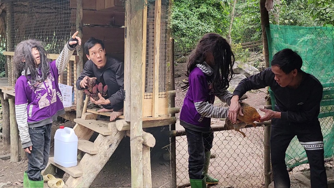 Hoang hopes the chicks will grow well so he can earn extra income to support himself.