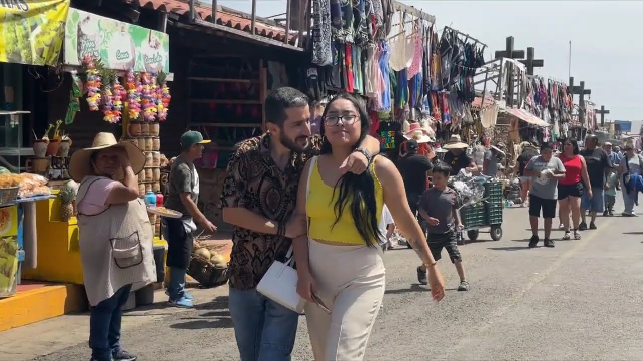 Driving Through Mexican Villages to See The Famous La Bufadora Blowhole Ensenada #mexico