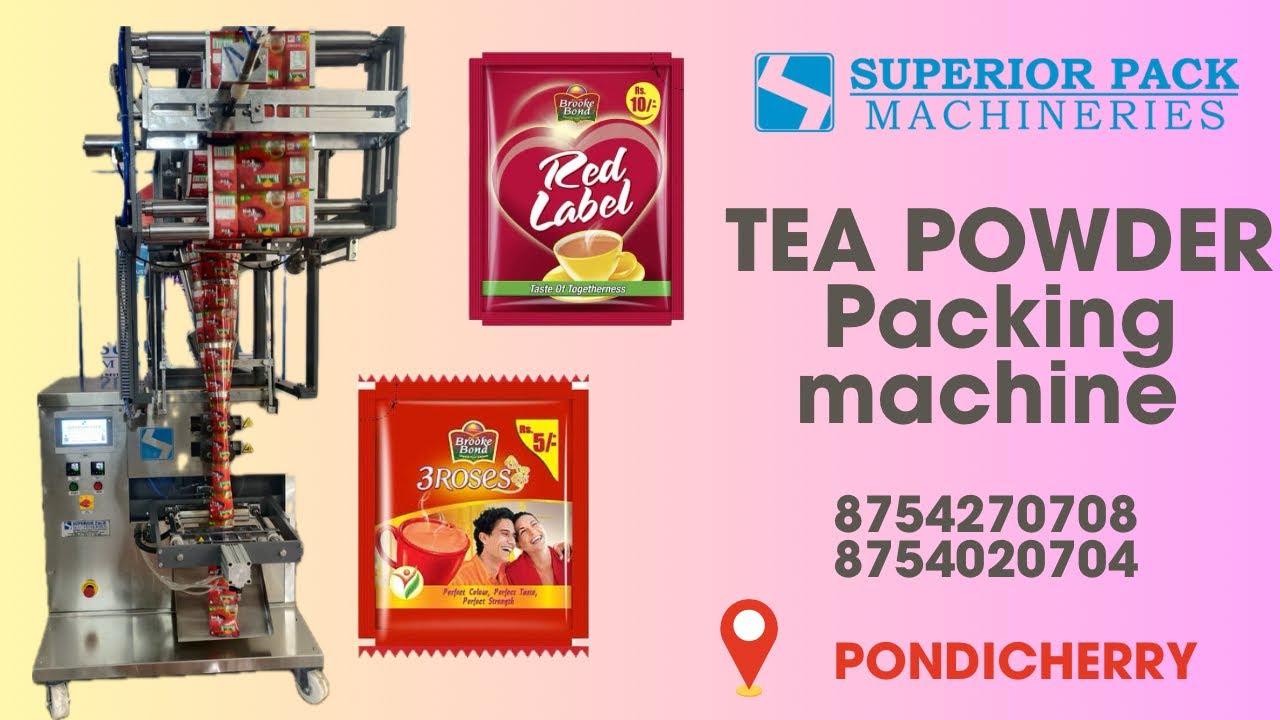 Single Head Tea powder packing machine