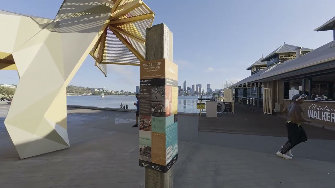 Why South Perth Mornings Feel Different | Relaxing Riverside Walk (4K, Natural Sound)