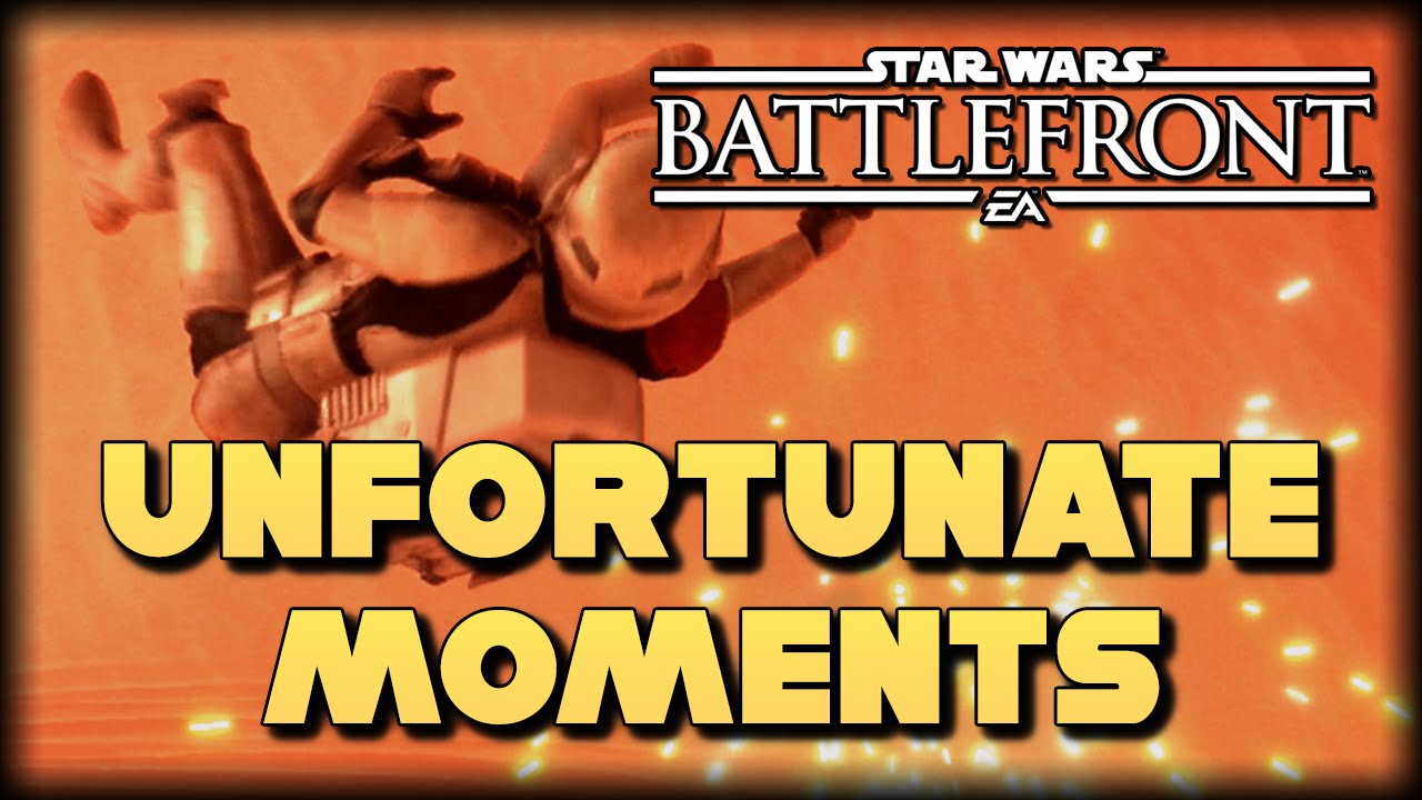 Неудачные моменты STAR WARS Battlefront