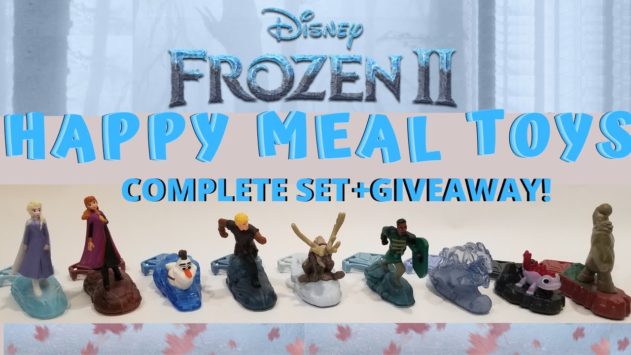 FROZEN 2 Happy Meal Toys Complete Set 9 GIVEAWAY & Opening Finally!