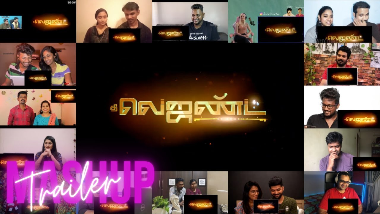The Legend - Trailer Reaction Mashup 🇮🇳🤩 - Legend Saravanan | Harris Jayaraj | JD &ndash;Jerry