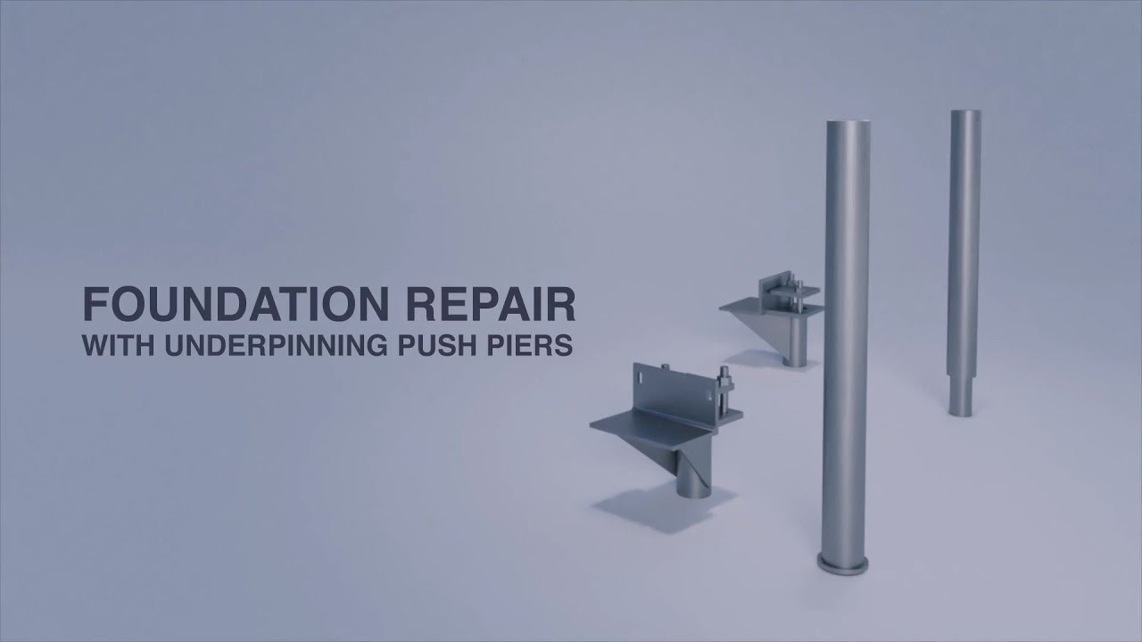 Foundation Repair with Underpinning Push Piers